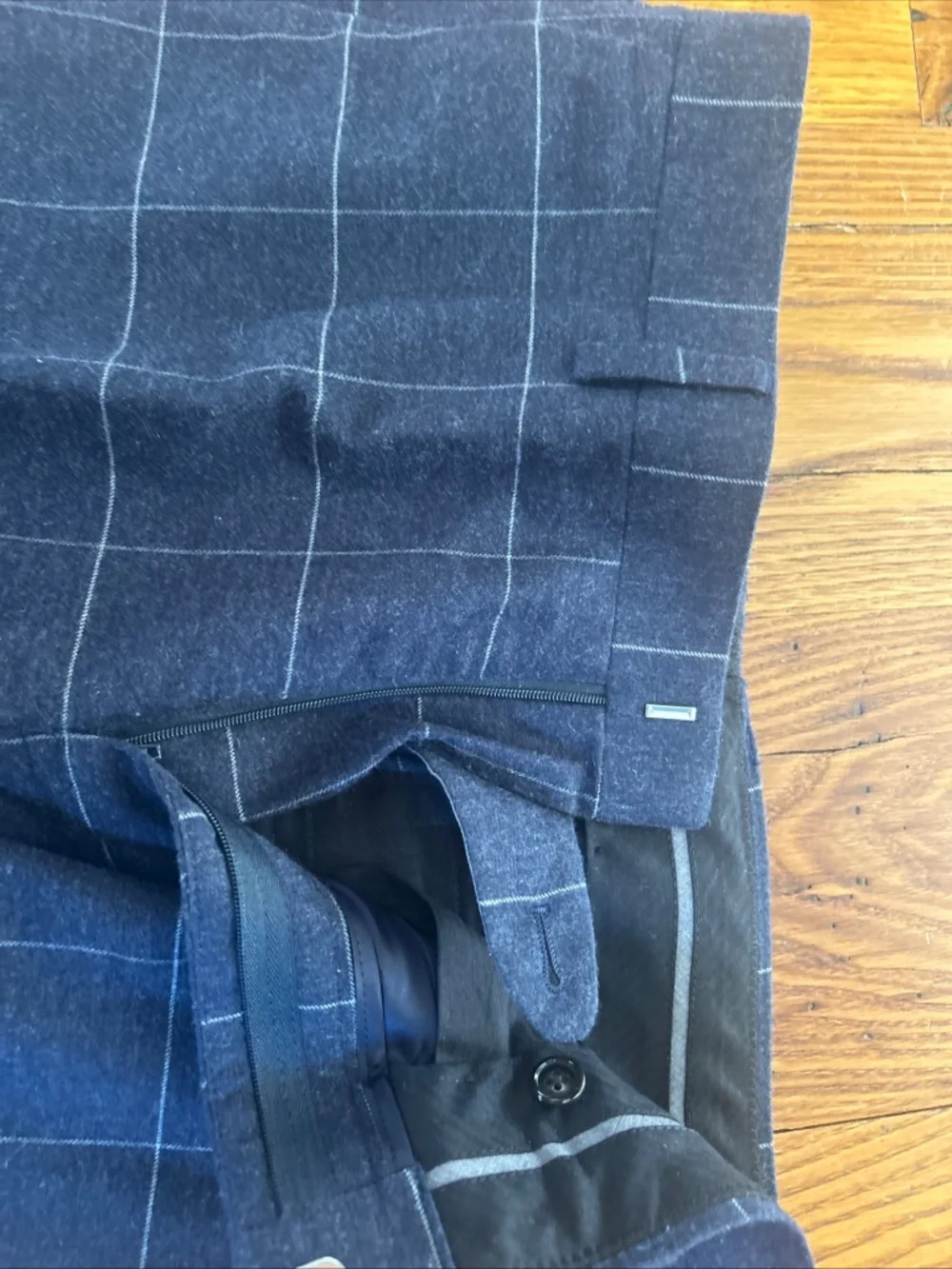 J.crew Ludlow slim wool flannel pant 32x29 navy blue